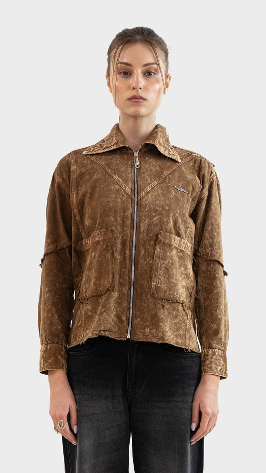 SLUDGE DENIM SHACKET