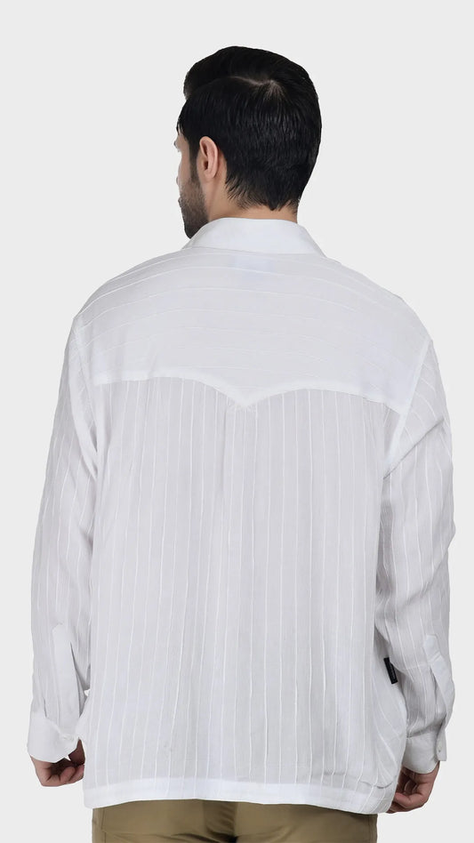 PIN TUCKS FULL SHIRT