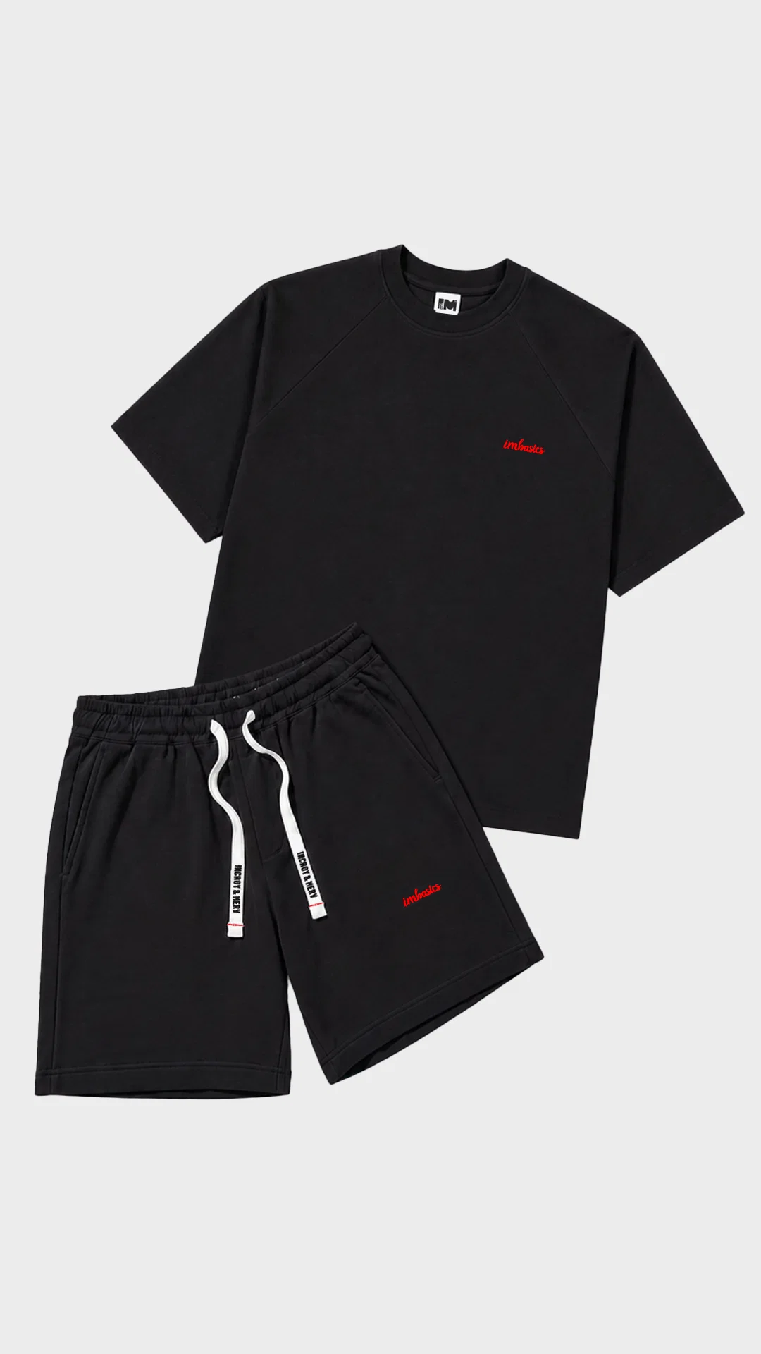 Boxy Fit Half Sleeves T-Shirt & Baggy Shorts Co-ord Set