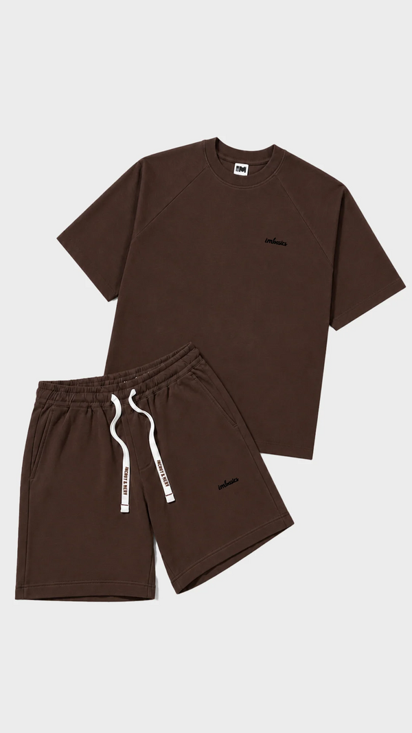 Boxy Fit Half Sleeves T-Shirt & Baggy Shorts Co-ord Set