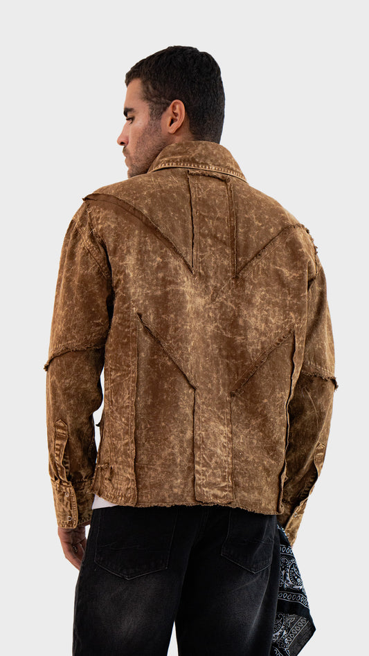 SLUDGE DENIM SHACKET
