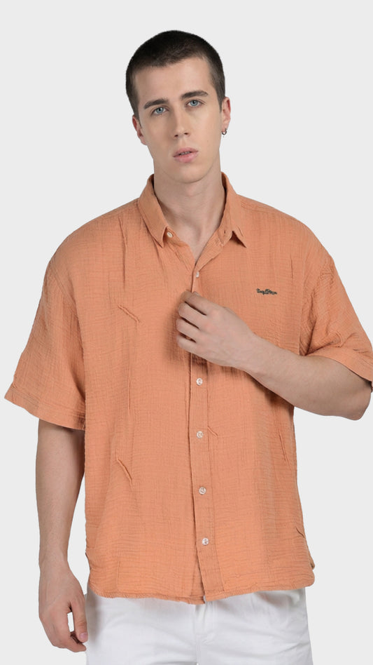 DOUBLE CLOTH  SHIRT