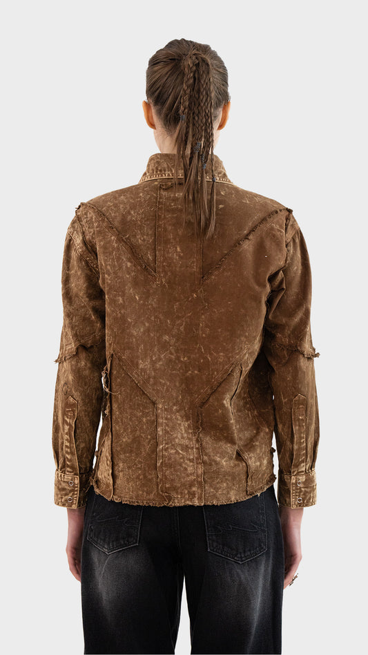 SLUDGE DENIM SHACKET